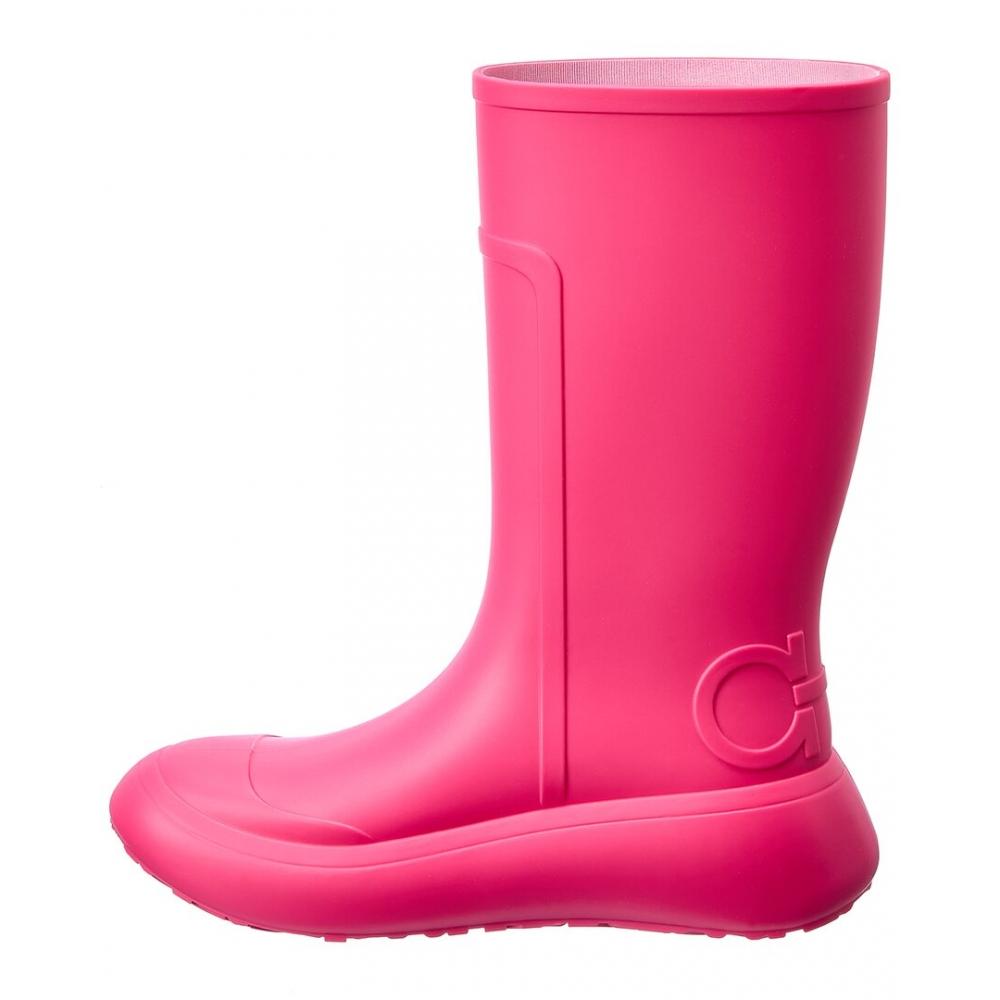Salvatore Ferragamo Ferragamo Rubber Rainboot Pink