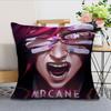 Arcane 2 L-League of L-Legends Pillow Case Living Room Home Sofa Office Shop Cover Printing Comfort Decoration Nordic Simplicity