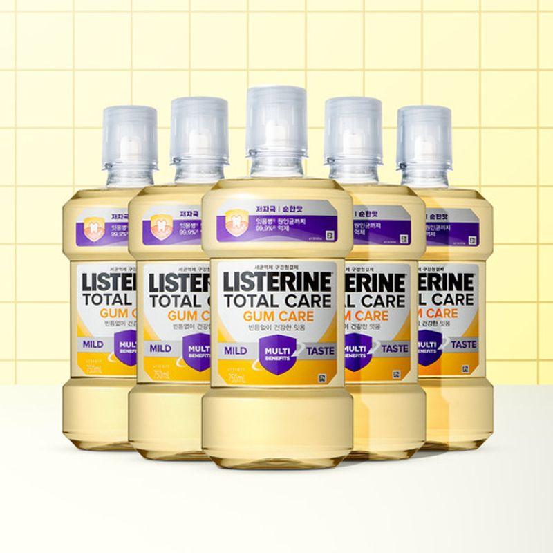 Listerine Gum Care Mild 750mlx5
