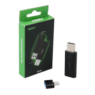 Bluetooth-handkontroll trådlös adapter för PS4/PS5/PS5 Edge/Switch Pro/Switch/Switch Lite/PC/Android TV-box/Steam (Inkludera Type-c OTG-kontakt)