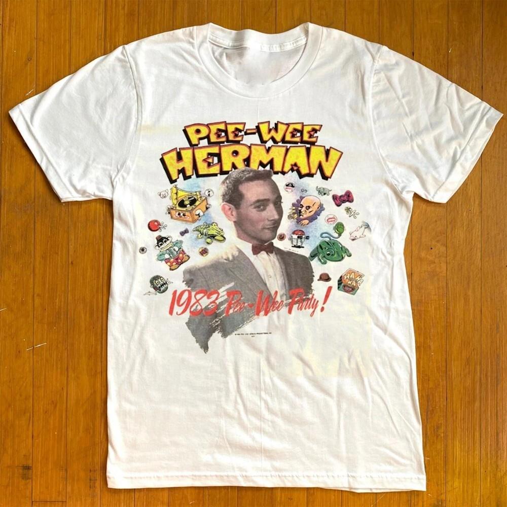 Vintage Style Pee Wee Herman Reprint T-Shirt Fan Gift Unisex All Sizes Unisex T-Shirt