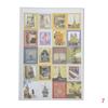 4 Sheets/80pcs DIY Vintage Retro Paper Sticker London Italy Doris Alice Prince Stamp