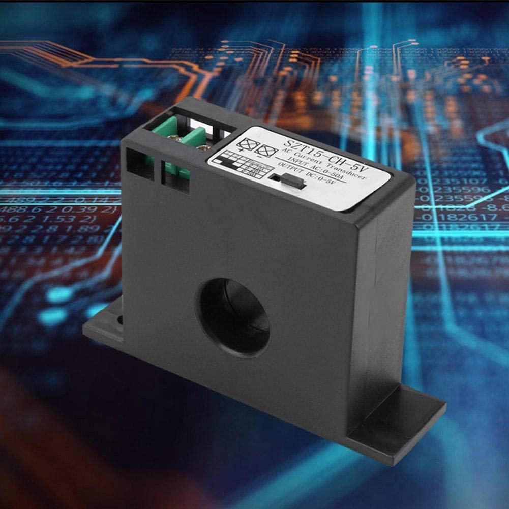AT21-AC Current Transducer Transmitter Transformer Sensor AC Current Converter AC 0-50A To DC 0-5V SZT15-CH-5V