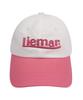 LIEMAR Embossed Embroidery Two-Tone Ball Cap Pink