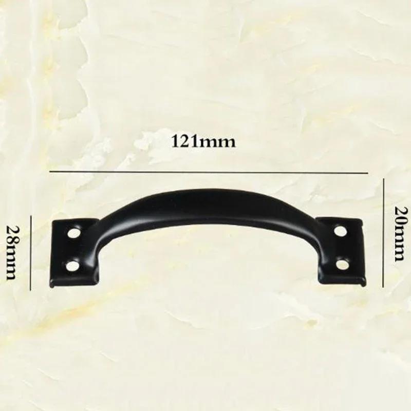 2Pcs Heavy Duty Barn Door Handle w/ Screw Iron Pull Handles for Sliding Barn Door Closet Wooden Gate door Hardware Accessory