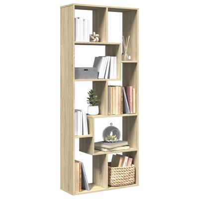 Vidaxl Shelf Divider, Sonoma Oak, 67X25X161.5 Cm