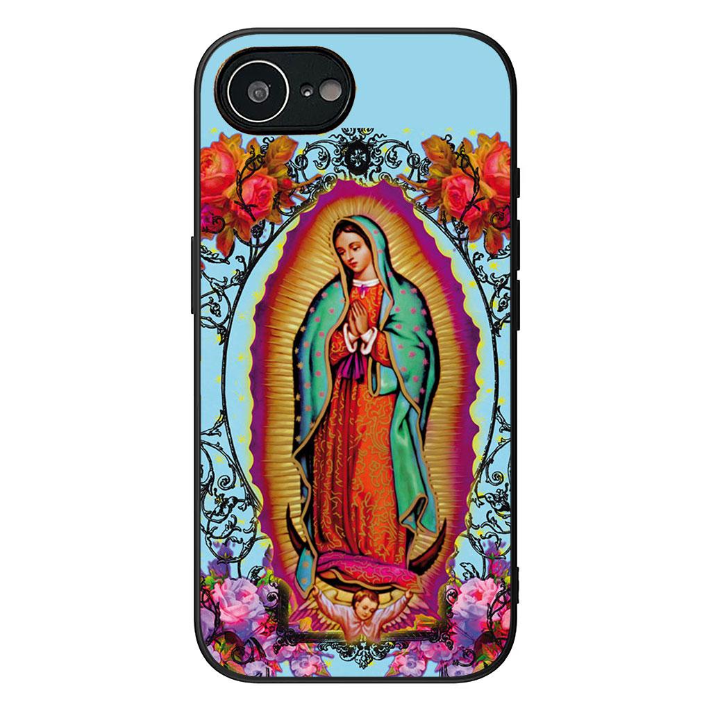 

Cover for Apple iPhone 17 16 11 Pro XS Max XR 6 7 8 Plus 16E SE 2020 Air 5 SE2 Phone Case Virgen de Guadalupe Bible Verse iPhone 8 Plus
