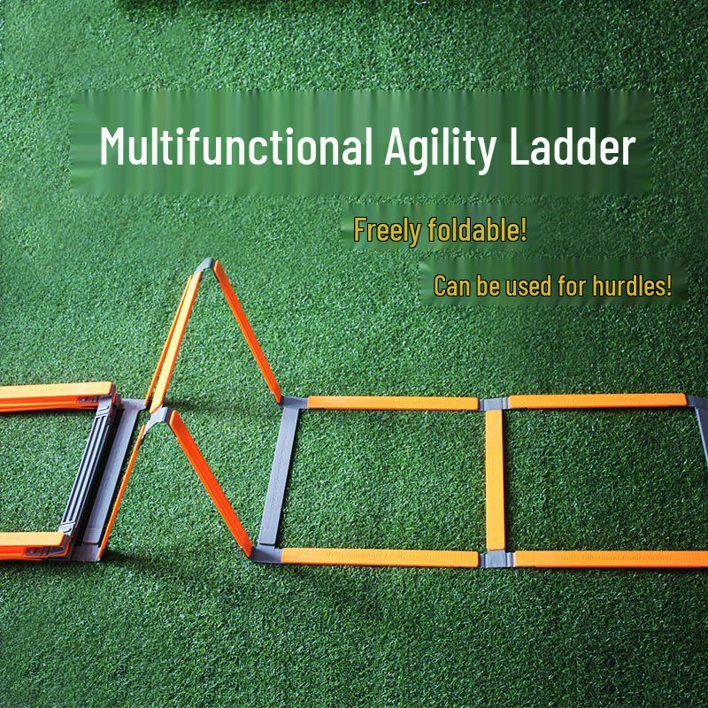 Multifunktionale Agility-Trainingsleiter - Fußkoordination & Gitter-Hindernis Fitnessgerät