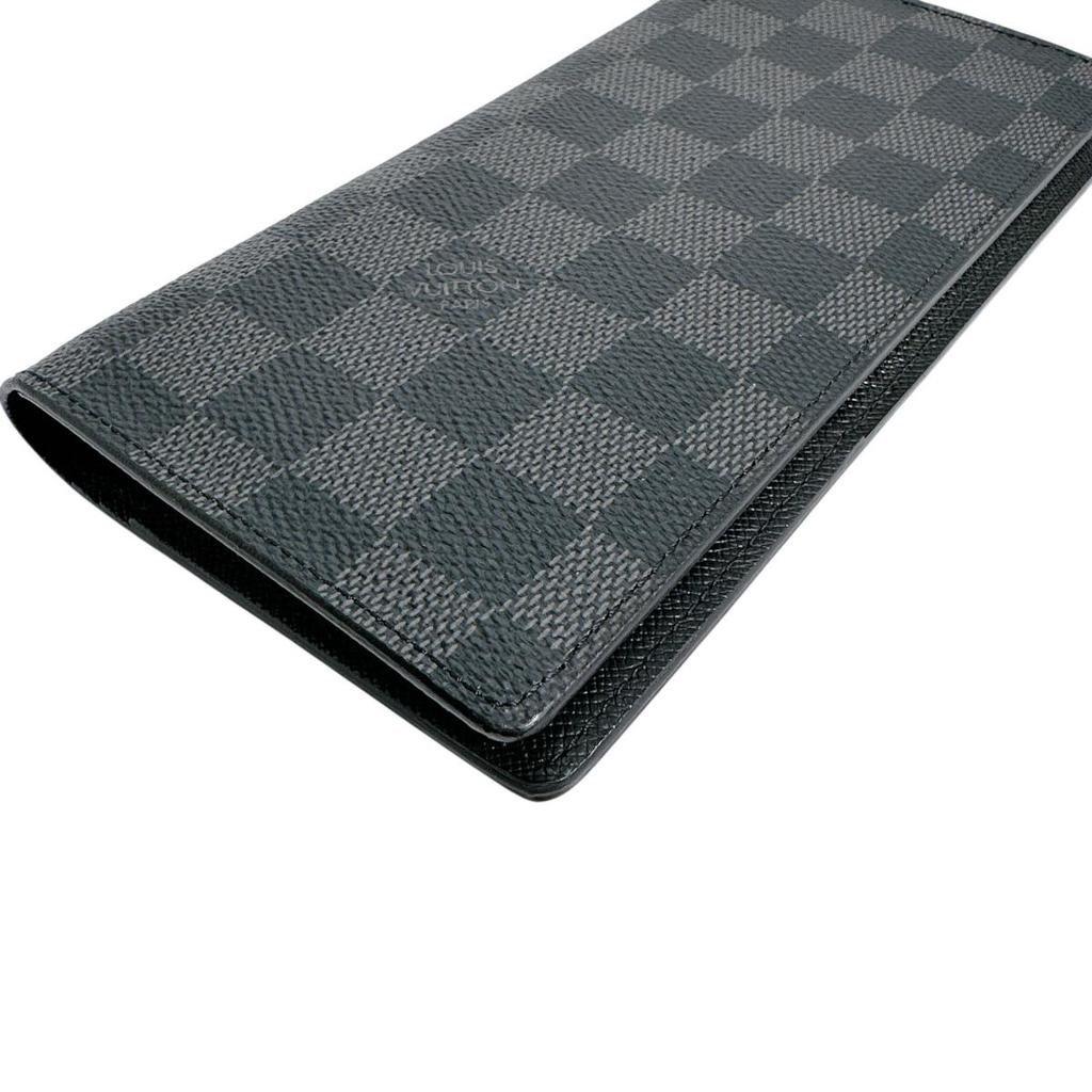 LOUIS VUITTON Portefeiulle Â· Brother Long Wallet purse Damier Grafitto N62665 Used