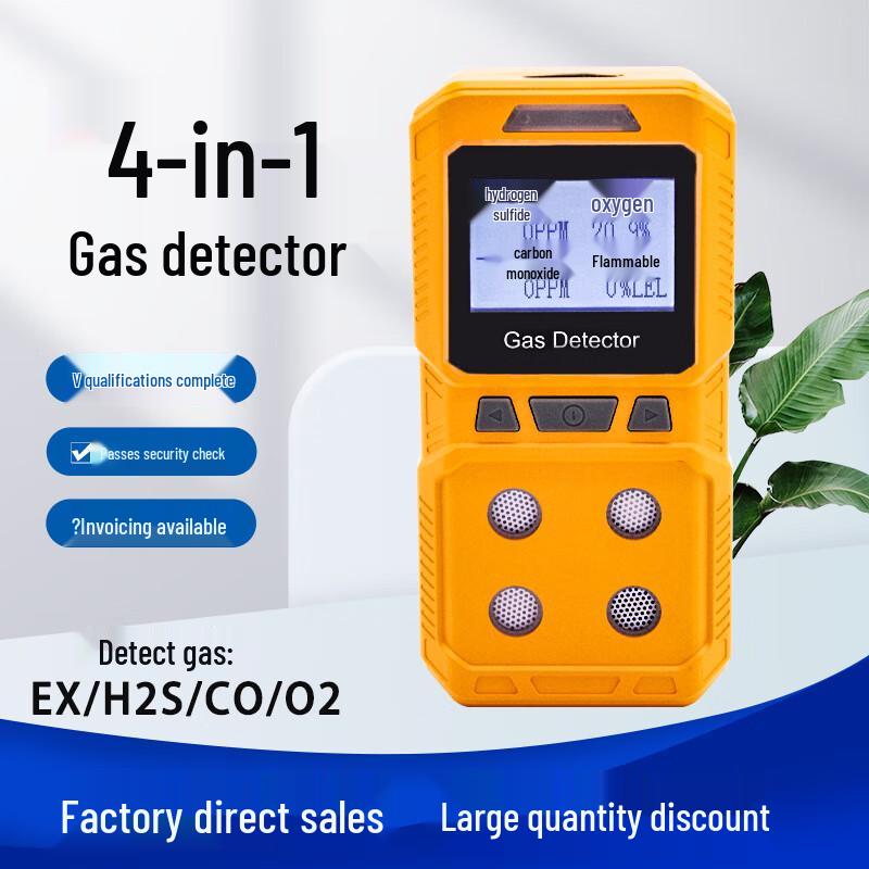 Zhunhang Portable 4-in-1 Multi-Gas Detector