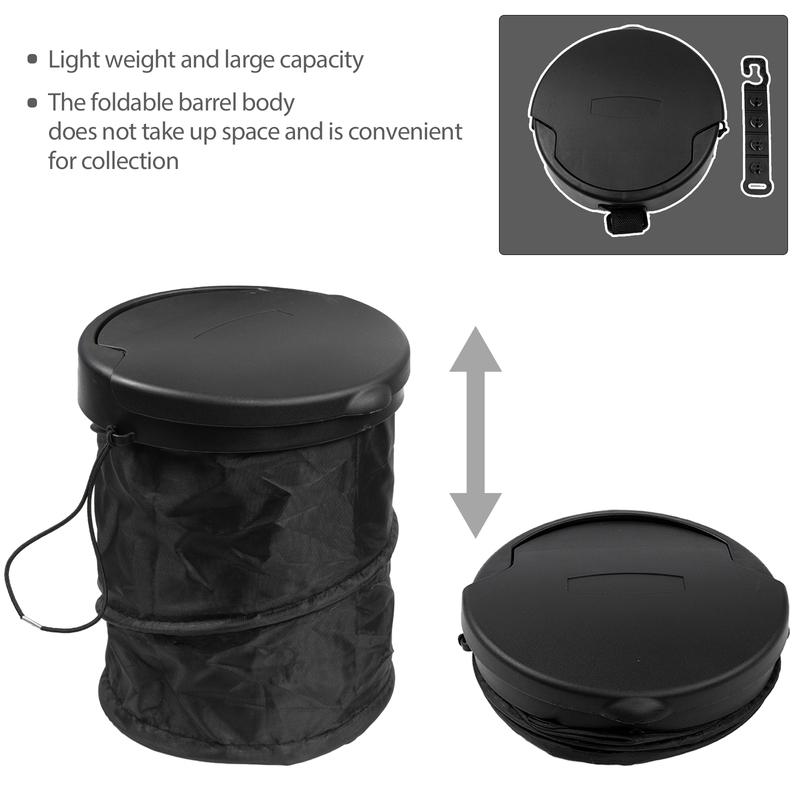 Universal Car Trash Can with 4 Ways To Tall Portable Air Vent Hang Seat Back Mount Waste Bin Bag for Auto Interior Organizer