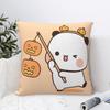 Bubu & Dudu Halloween Pillow Case Fashion Pillow Cover Square Printed Cushion Cover Pillowcases For Chair Sofa Home Decoration