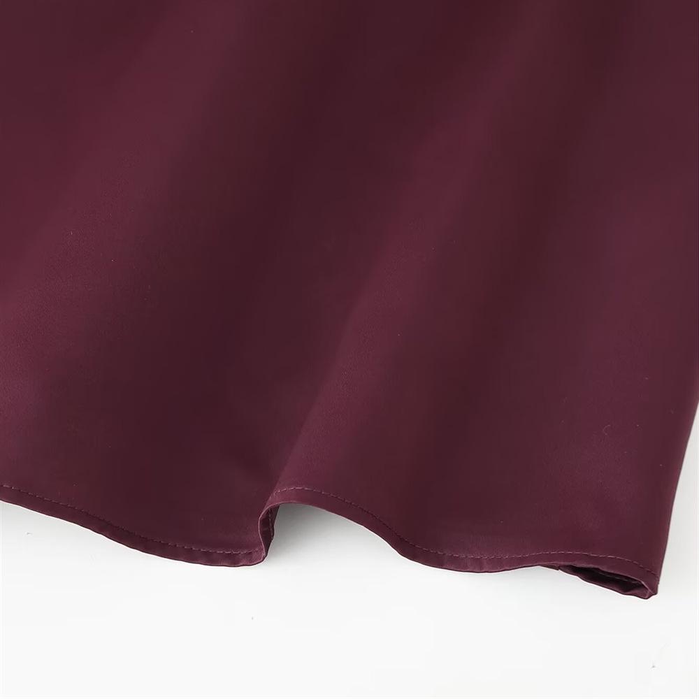 Pailletten-Patchwork-Design Damenkleid - Frühjahr/Sommer 2025 Kollektion, Rundhalsausschnitt, Langarm, Weiter Saum, Unifarbe