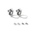 Hip Hop Trend Cross Ear Buckle Retro Old Money Wind Zircon Earrings Men'S And Women'S Old Iris Earrings