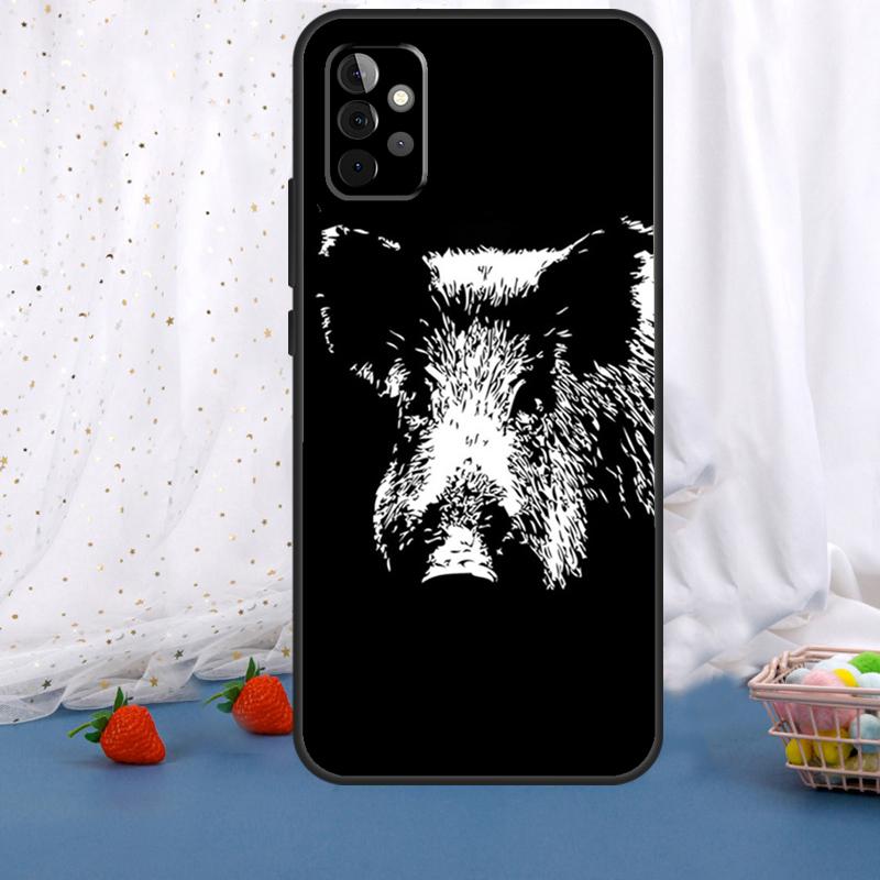 Cute Wild Boar Funny Cartoon For Samsung Galaxy A55 A35 A05 A52 A32 A22 A54 A14 A16 A26 A36 A56 A06 A15 A53 A33 A13 Case