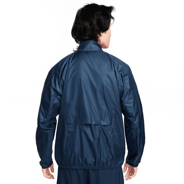 Nike Track Club Running FB5516 410 Men's Storm-FIT Jacket, Navy, (Size L)