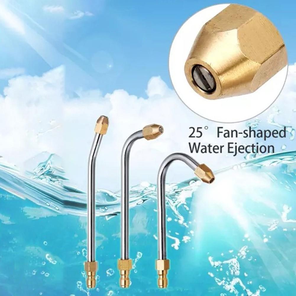 30° /90° /U-Shape Pressure Car Washer Angled Lance Extension Spray Wand Nozzle