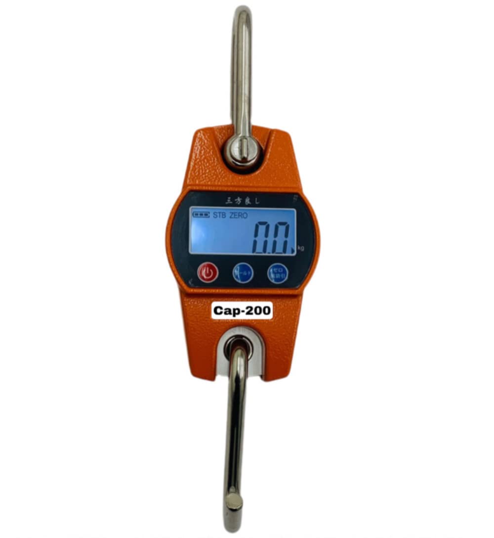 

WCP Crane Scale digital hanging scale Hanging scale Ultra-compact Battery-operated [three-way win-win] (200 kg)