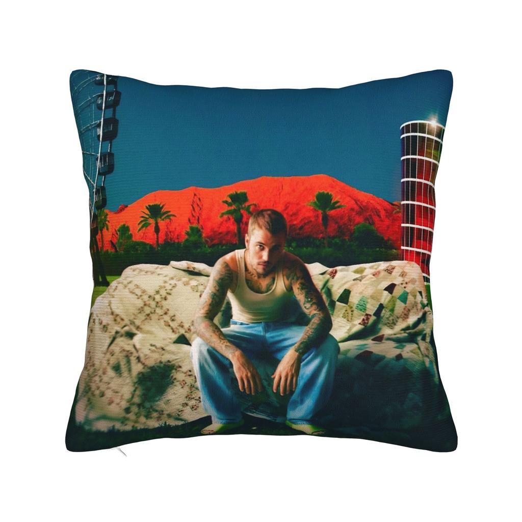 Bieber Tour Pillow Case Custom Pillow Cover For Living Room Sofa Vintage Pillowcases