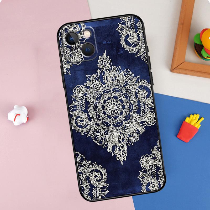 Moroccan Pattern Phone Case For iPhone 16 Pro Max 11 12 13 14 15 Pro Max Mini XR 15 16 Plus 16e Cover Shell