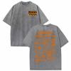 Rawayana Donde Es El After Album Vintage Washed Tshirt Mens Clothing Fashion Gothic Tshirts High Quality Casual Loose T Shirt