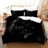 Leopard Duvet Cover Set King Size 3D Animal Print Bedding Set Wildlife Polyester Comforter Cover Set Red Rose For Kids Boys Girl