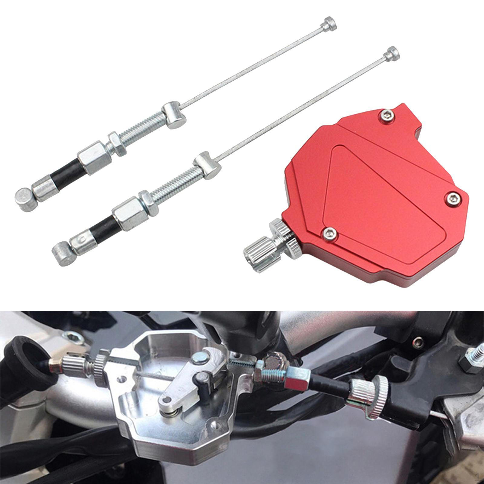 Комплект для ремонта троса сцепления мотоцикла, простая установка рычага тормоза красный
