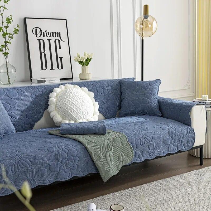 Modern Cotton Dustproof Sofa Covers Pets Kids Mat Anti-slip Couch Protector Slipcover Removable Sofa Cushion Home Room Decor Mat
