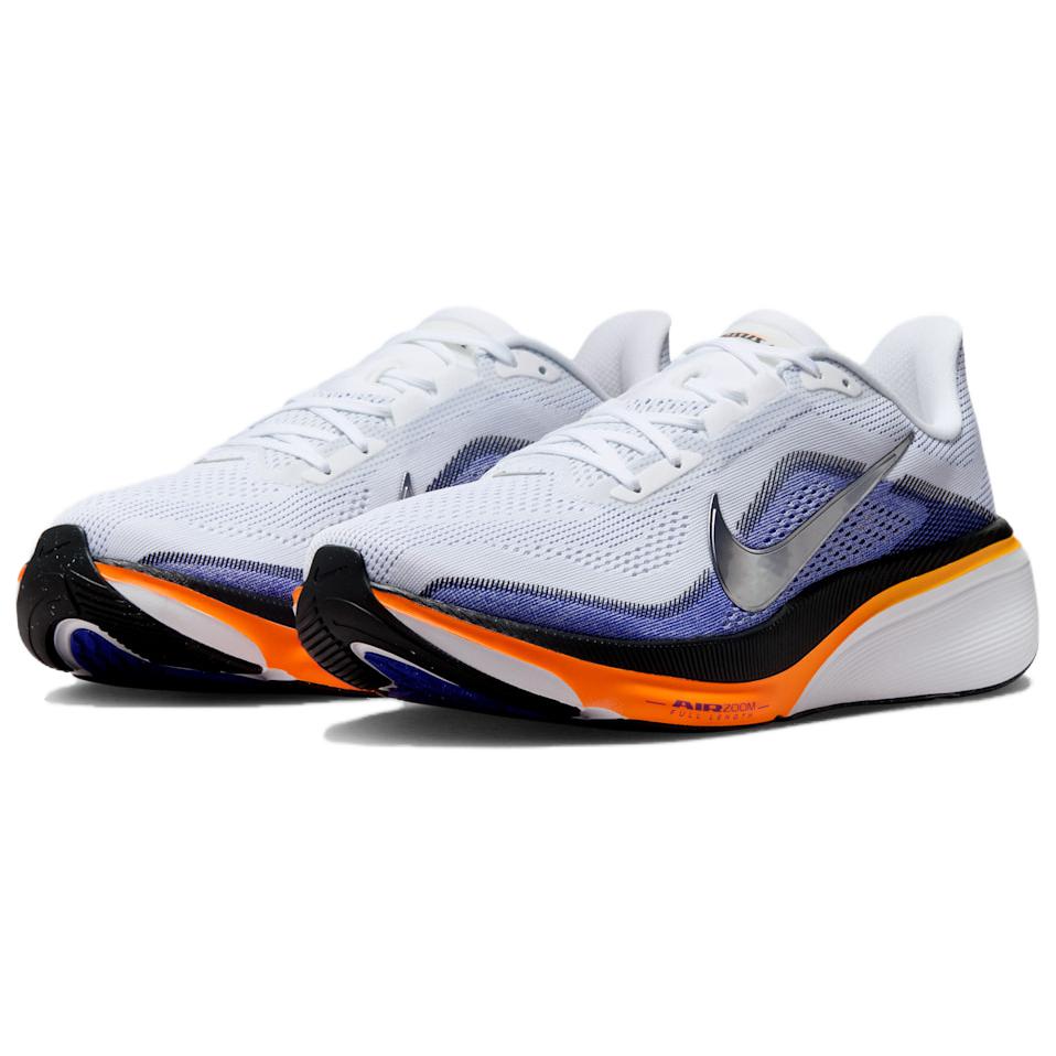 Nike Pegasus 42 Bianco Lapis Arancio Totale Metallizzato Argento Sneakers da Uomo IB1873-102