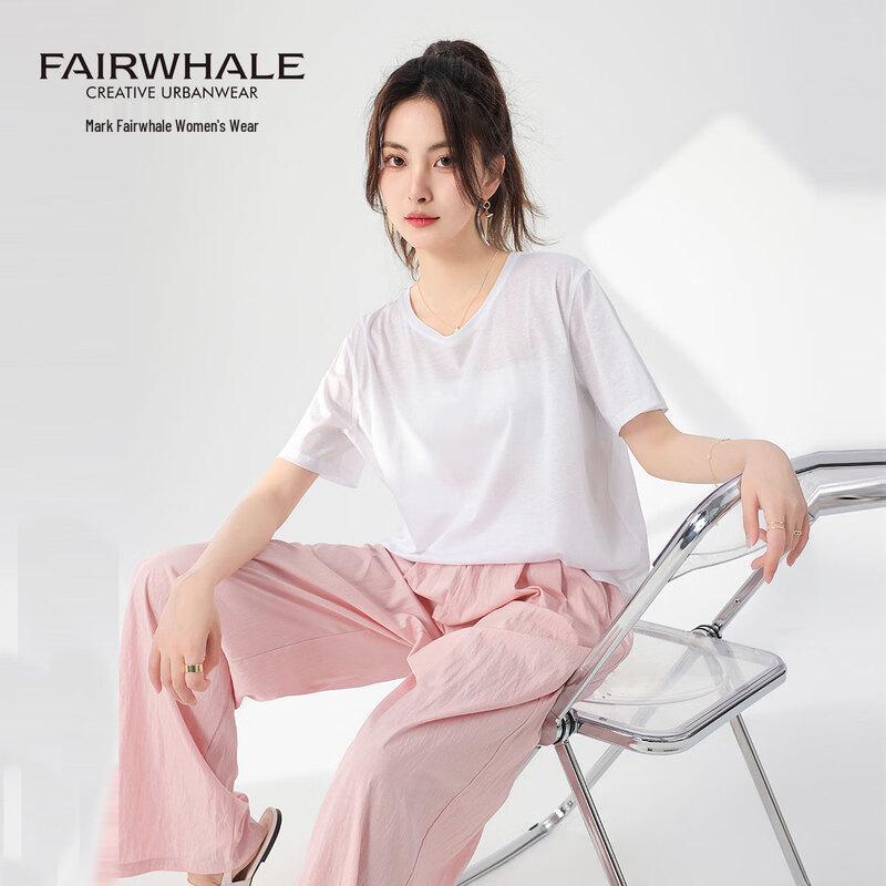 

Mark Fairwhale Women s Silk Blend Loose Fit T-Shirt L