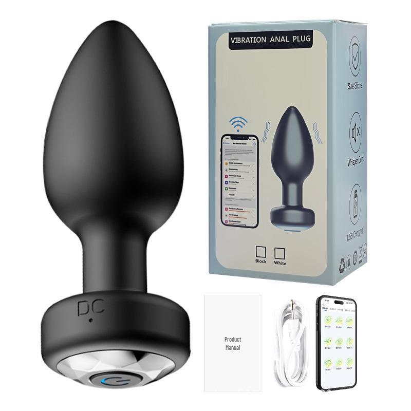 Long-Distance Wireless Remote Control Vibrating Butt Plug Toy