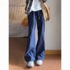 Women's Quick-Dry Wide Leg Cargo Pants, Elastic Waist Drawstring Casual Trousers With Flared Hem