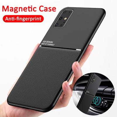 Étui Support Magnétique Voiture Pour Samsung Galaxy S20 Ultra S8 S9 S10 E Note 10 Plus A10 AS 20 A30 A50 A70 A51 A71 A 51 71 Coque Souple
