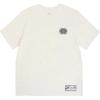 T Shirts Men's White Crew Neck Moderate Straight Fit (Unisex) T-Shirts DR7634 133