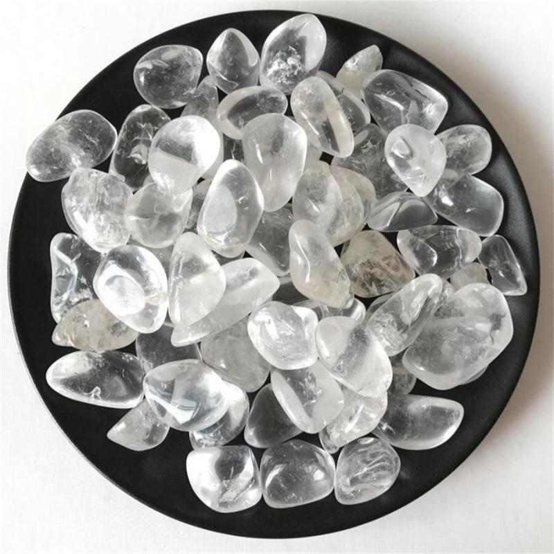 Natural White Crystal Large Tumbled and Raw Stones for Diffusers and Incense 2-3 cm 100g