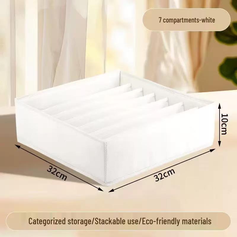 Multi-compartment Non-woven Underwear & Socks Storage Box Set