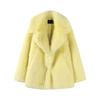 2025 Winter Women's New Flip Collar Medium Length Fur Coat