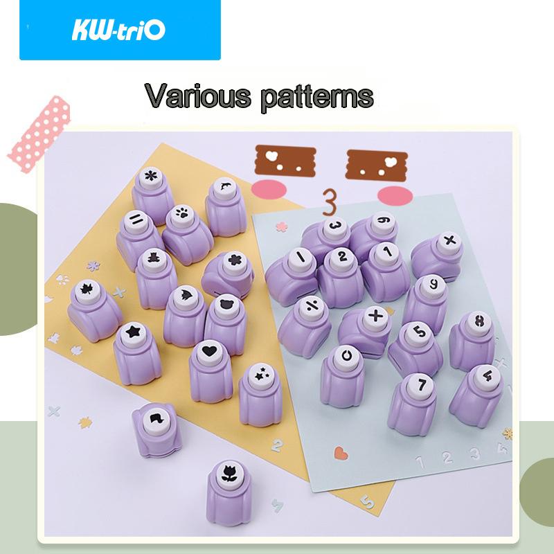 1PC Purple Mini Scrapbook Punches 10mm for Handmade Cutter Diy Flower Paper Gift Card Crafts Printing Pattern Punch Hole Puncher
