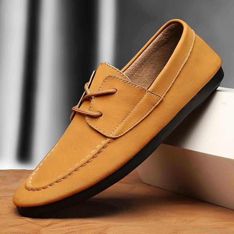 

Quality Soft Comfort Casual Shoes Brand Low Cut Lightweight Business Daily Commuting Shoes Fashionable Men Walking Leather Shoes 44