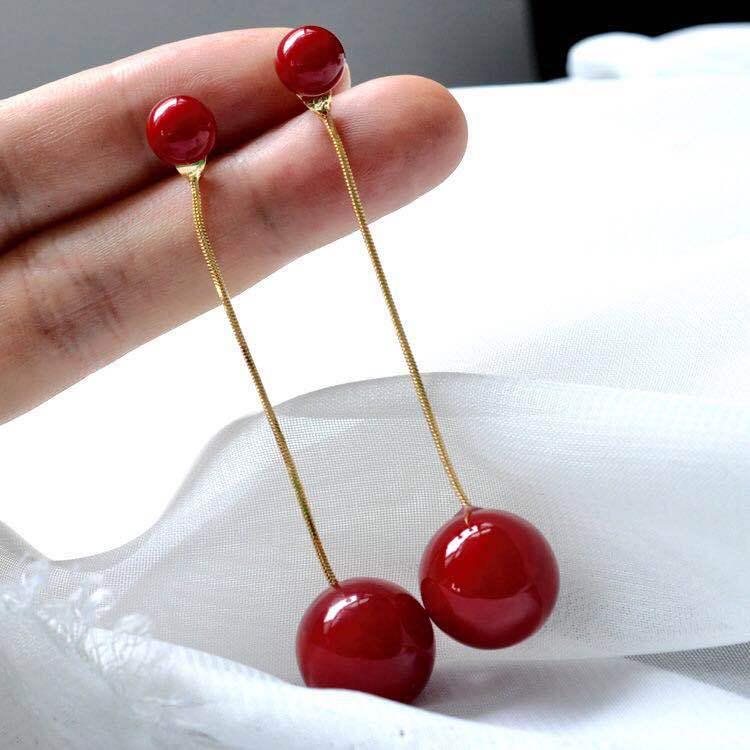 Elegant Korean Dongdaemun Pearl Tassel Stud Earrings - 925 Silver Needle, Color-Preserving Design for Women