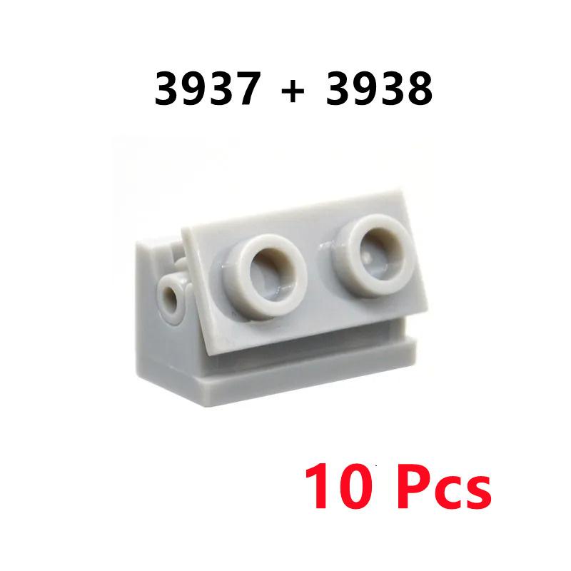 10/20 Pair/Lot Buildings Blocks 2429 2430 3937 3938 Hinge Plate 1 X 4 Swivel 1 X 2 Base and Top Brick Toy For High-Tech MOC Set
