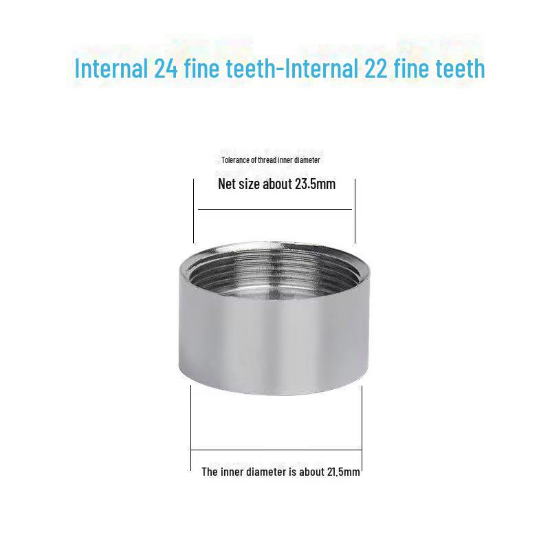 

Адаптер для очистителя воды на выходе из крана с мелкой/крупной резьбой M22 для барботера