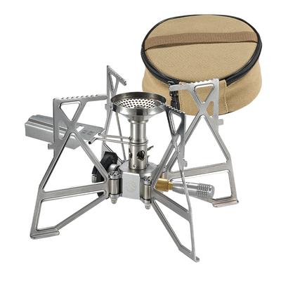כיריים גז חזקות לקמפינג בחוץ, מבער גז Campingmoon Butterfly, כיריים בישול עם תיק