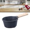 Kitchen Sauce Pan Prevents Stick Deepening Height   Stone Sauce Pot with Pour Spouts for Pouring Oil Milk Heating Frying