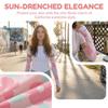 Sonnenschutz UV-Schutz Armstulpen Blumenmuster Weicher Stoff Eis Seide Kühlend Sport-Armstulpen Für Damen Mädchen Outdoor Reisen