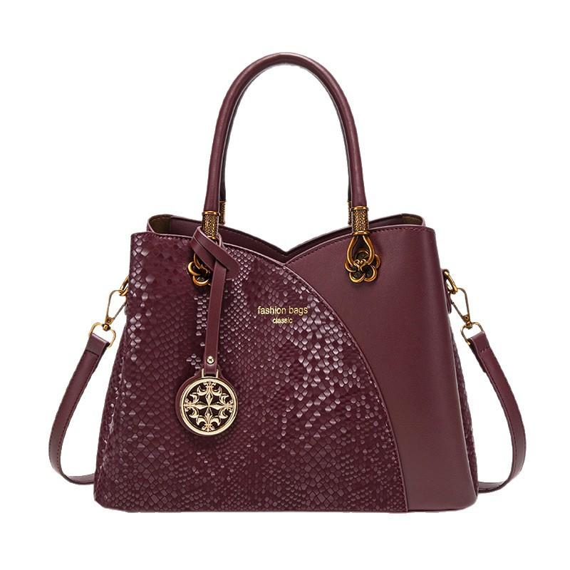 Women'S Messenger Bag Large Capacity Commuter Versatile Messenger Bag One Shoulder Handbag Middle Mother Bag
