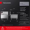 DEMASHI Commercial 25kW Single-Head Induction Wok Stove