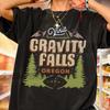 Gravity Falls Oregon Graphic Tee, Family Matching Shirt for Unisex Men and Women