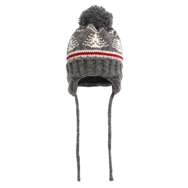 2025 Women's Cute Japanese Wool Christmas Hat - Thick, Warm, Knitted with Ear Protection for Winter