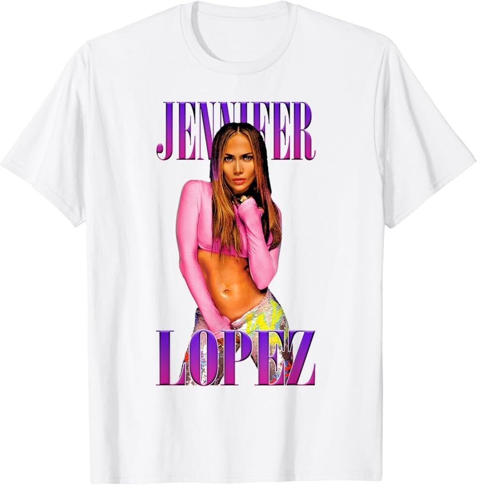 Jennifer Lopez Anniversary White Color Oneside Size S To 5XL T-Shirt ES032 Unisex T-Shirt XXL